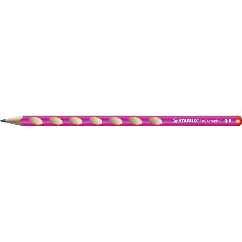 MATITA STABILO EASYGRAPH S PASTEL DESTRI FUSTO ROSA /HB