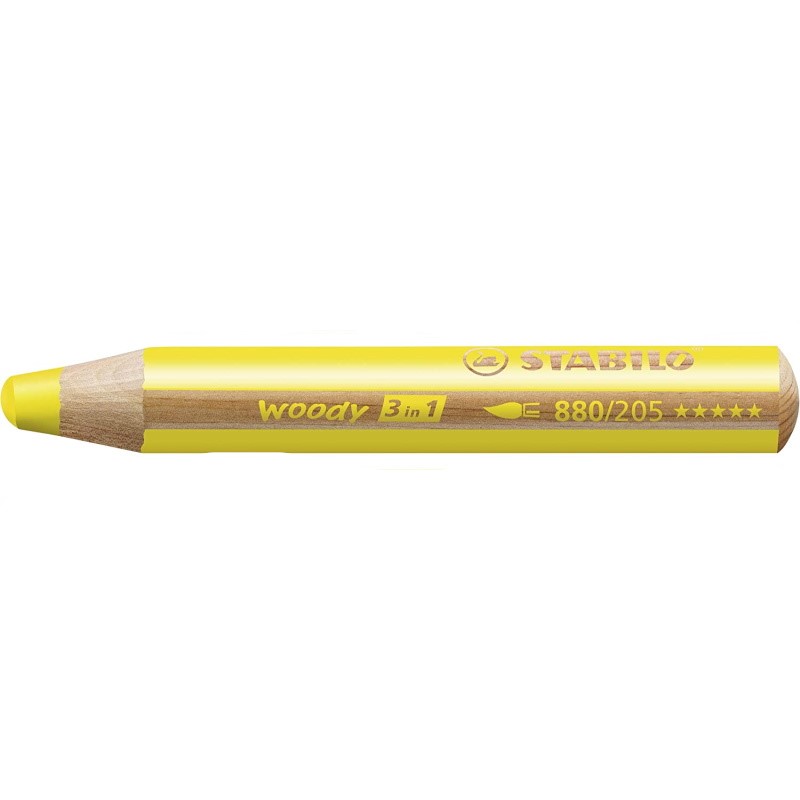 MATITONI STABILO WODDY 3 IN 1 GIALLO