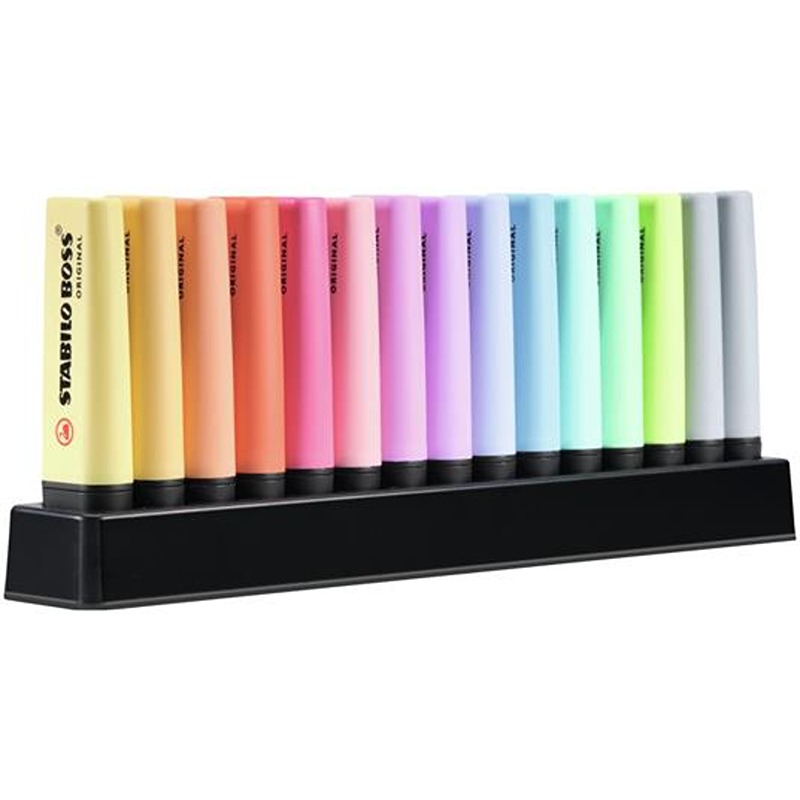 EVIDENZIATORE STABILO BOSS PASTEL DESKSET /15