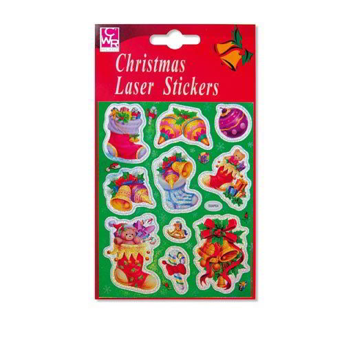 ETICHETTE OLOGRAFICHE - 1 FG. - NATALE 1 -