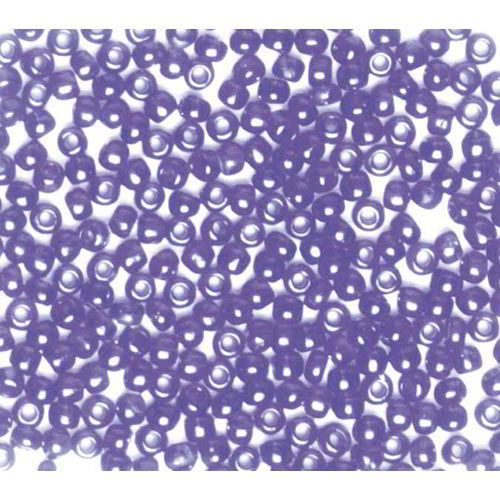 PERLINE VETRO TRASPARENTI 10/0 - SCAT. GR. 30 - BLU VIOLA