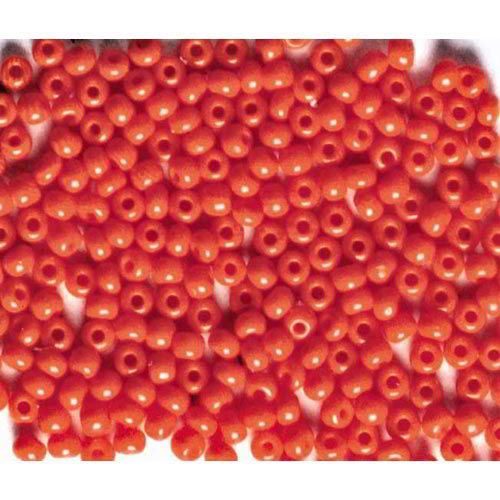 PERLINE VETRO COPRENTI 10/0 - SCAT. GR. 30 - ROSSO