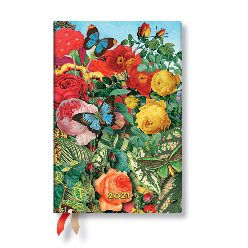 AGENDA 18 MESI BUTTERFLY GARDEN - PAPERBLANKS