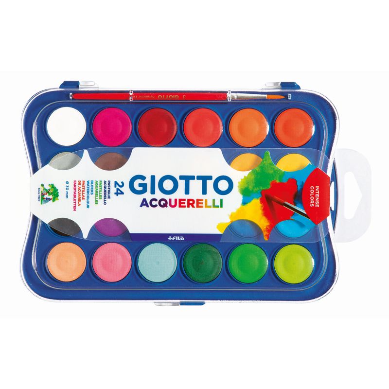 ACQUARELLI GIOTTO 24 COLORI MM. 30