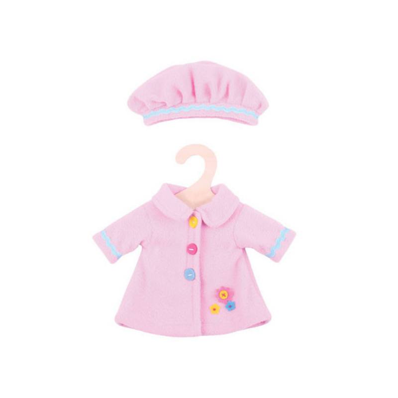 ABITINO ROSA CON CAPPELLO PER BAMBOLA
