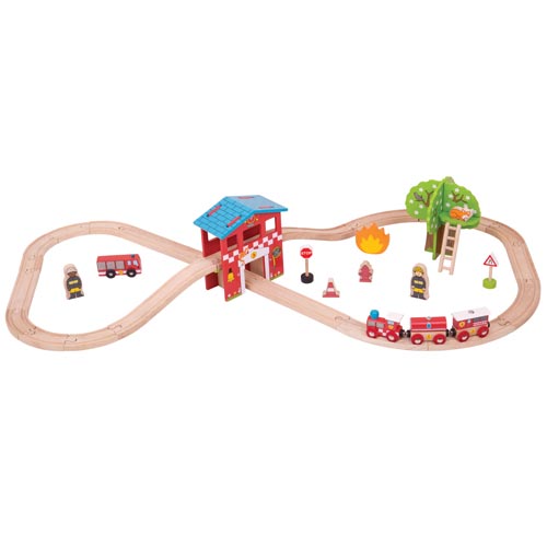 IL TRENO DEI POMPIERI - 39 PEZZI