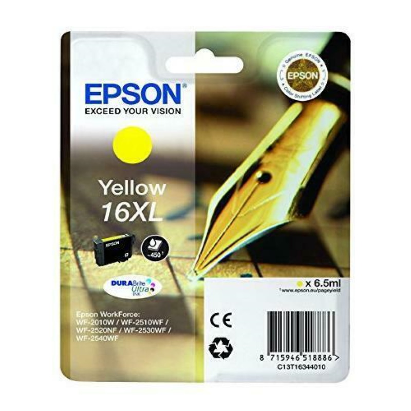 CARTUCCIA I.J. EPSON 16XL GIALLO PENNA E CRUCIVERBA