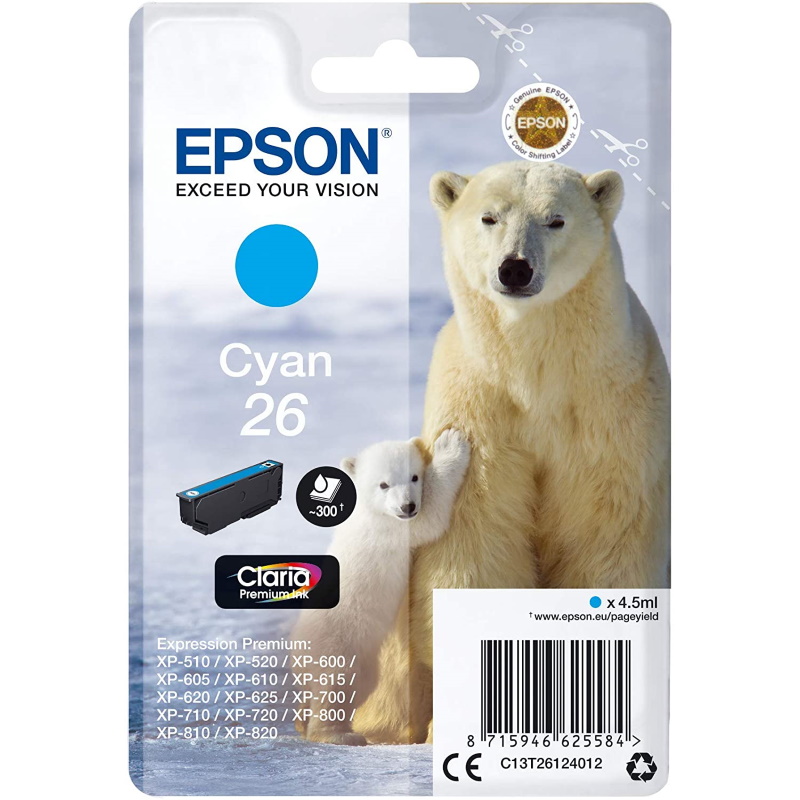 EPSON 26XL CYAN