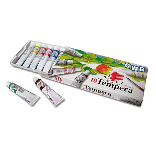 TEMPERA TUBO 16 ML. SCATOLA 10 PZ - COLORI PRIMARI