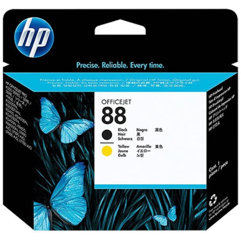 HP 88 NERO/GIALLO TESTINA 