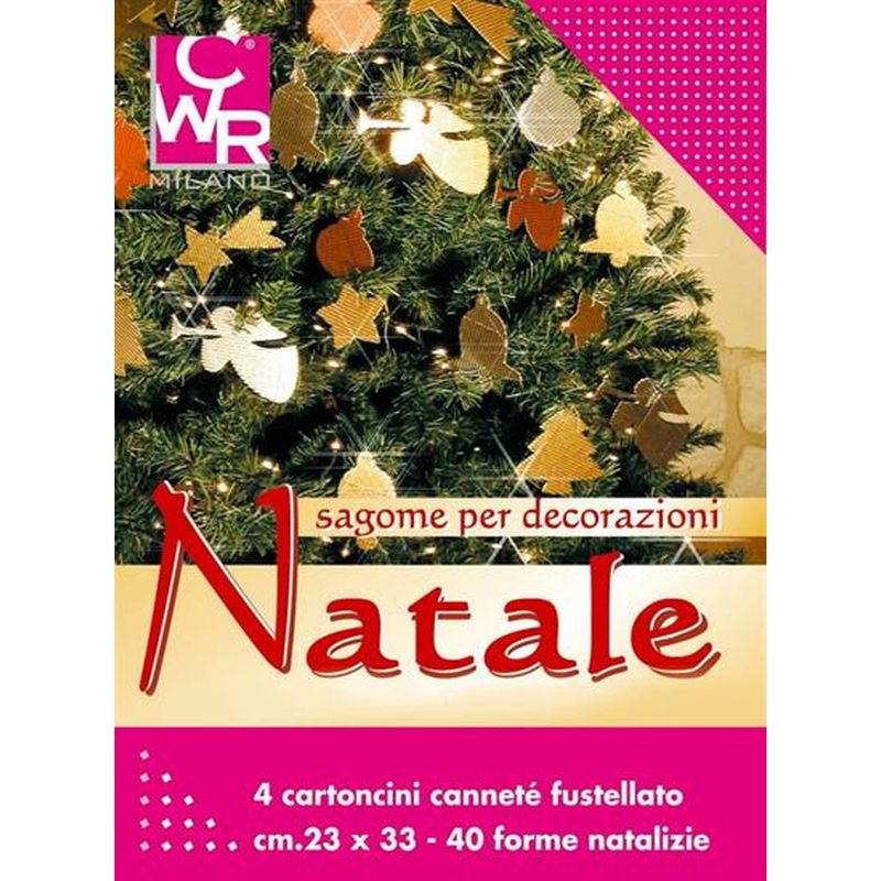 SAGOME IN CARTONE ONDULATO FG.4 40 FORME NATALIZIE ASS.