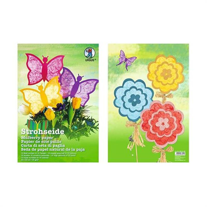 CARTA RISO CM. 23X33 FG.10 GR.25 COL. ASS.