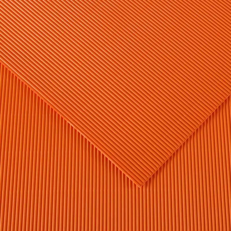 CARTONE ONDULATO DRITTO 50X70 ARANCIO CH