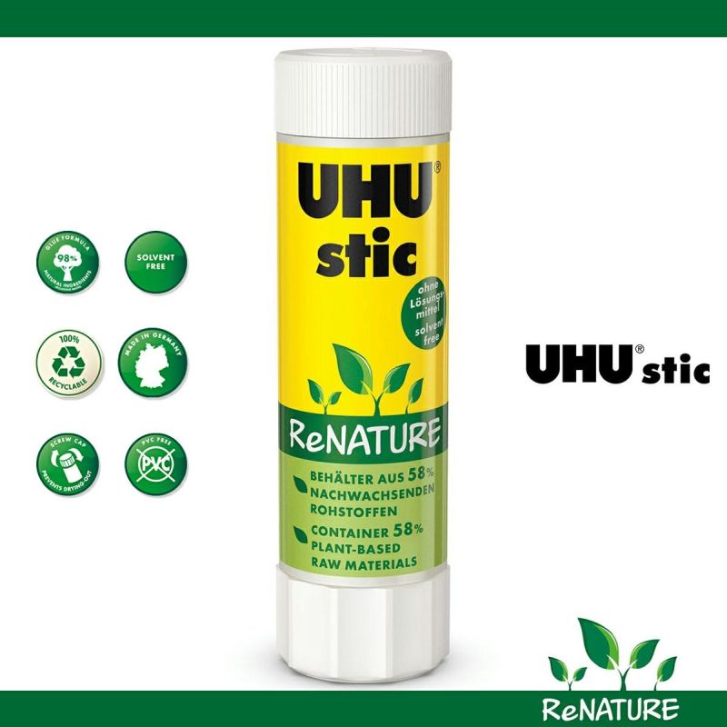 COLLA STICK UHU RENATURE GR. 40