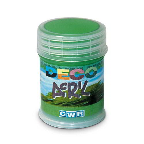 FLACONE  DECO ACRIL  ML.35 - VERDE MEDIO - CONF.3 PZ.