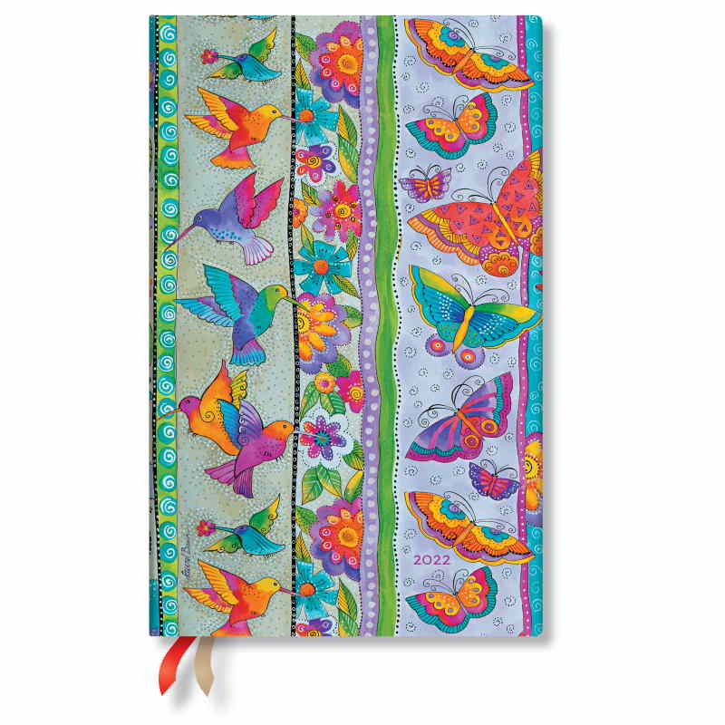 AGENDA 2022 SETTIMANALE ORIZZONTALE PLANNER - HUMMINGBIRDS & FLUTTERBYES