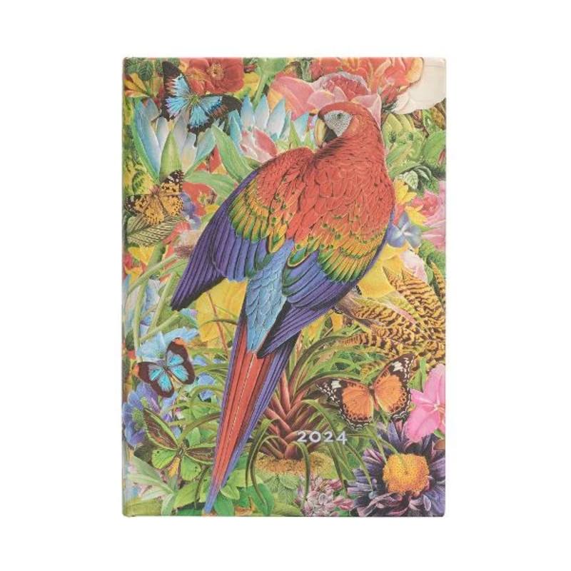 AGENDA SETT.VERT. 2024 GIARDINO TROPICALE MIDI PAPERBLANKS