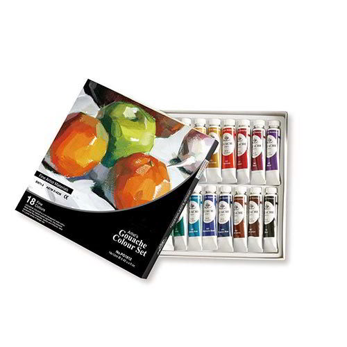 COLORI A TEMPERA - SCATOLA 18 TUBI ML.12 -  COL. ASS.