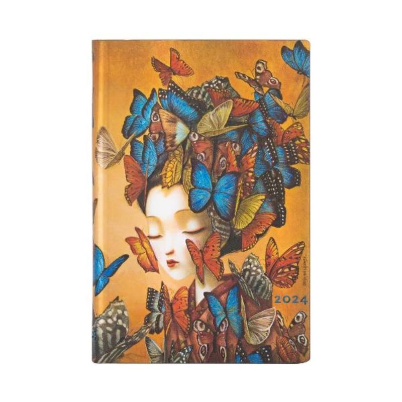 AGENDA SETT.ORIZ. 2024 MADAME BUTTERFLY MINI PAPERBLANKS