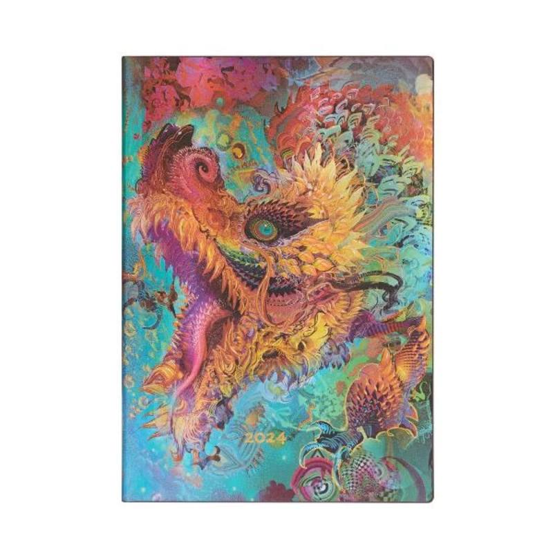 AGENDA SETT.ORZ. 2024 DRAGO RONZANTE MIDI PAPERBLANKS