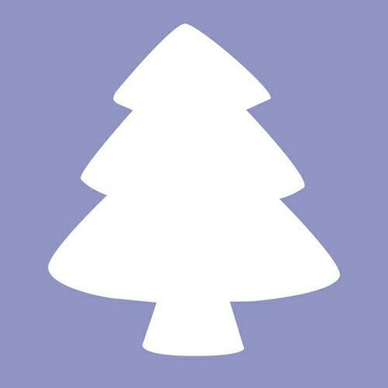 FUSTELLA MM.38 SAGOMA ALBERO NATALE