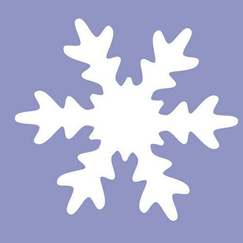 FUSTELLA MM.38 SAGOMA FIOCCO DI NEVE