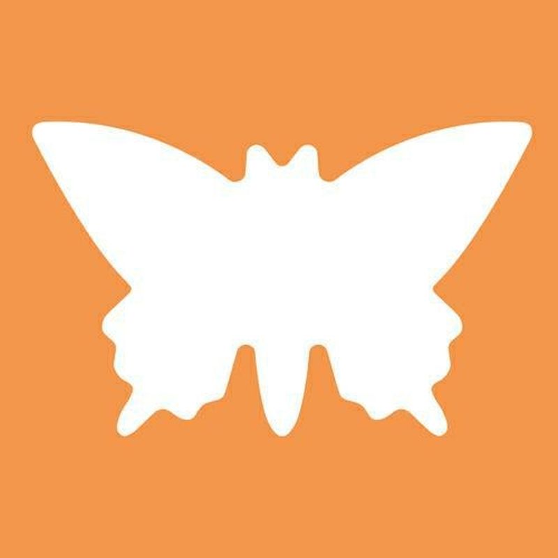 FUSTELLA MM.50 SAGOMA FARFALLA
