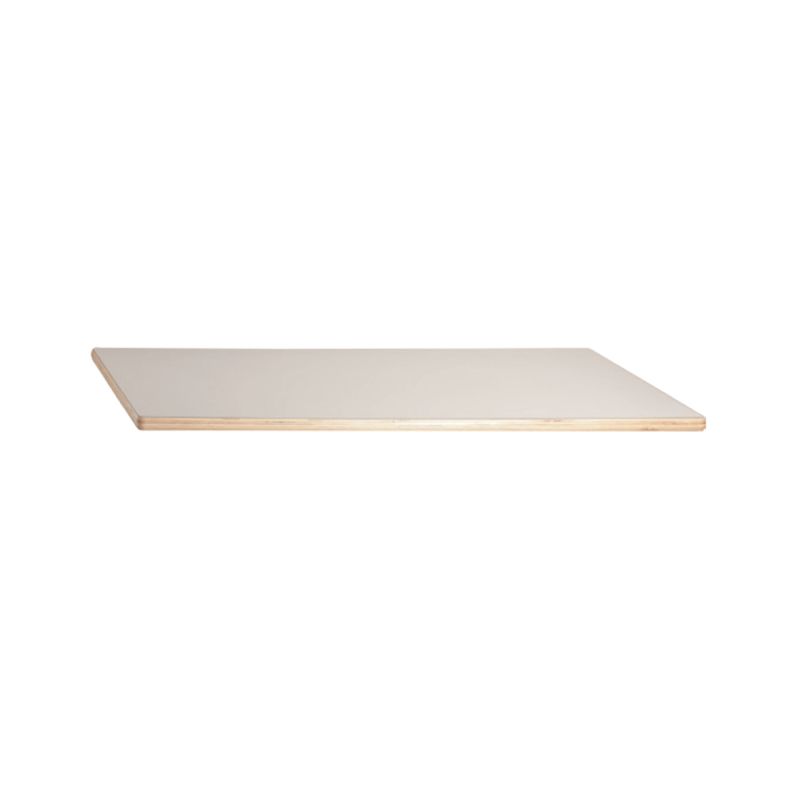 PIANO TAVOLO RETTANGOLARE LATTE 150X75X2,6