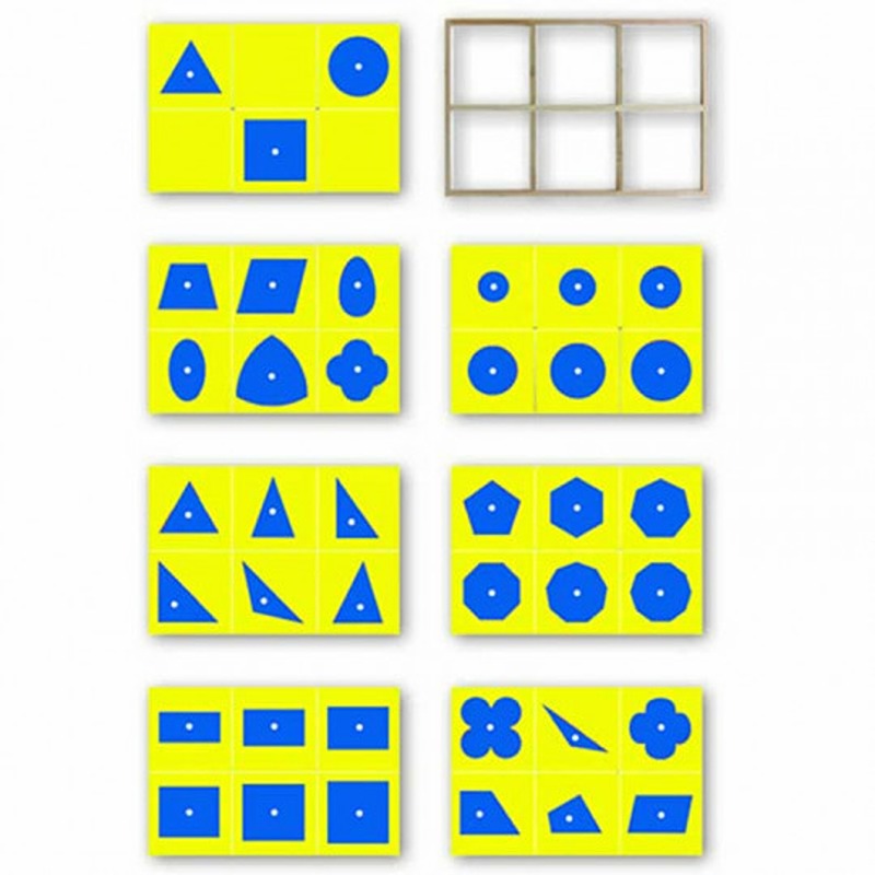 INCASTRI FIGURE GEOMETRICHE (BLU&GIALL)