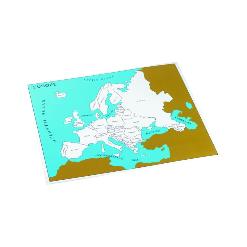EUROPA,CARTINA STATI,INGLESE