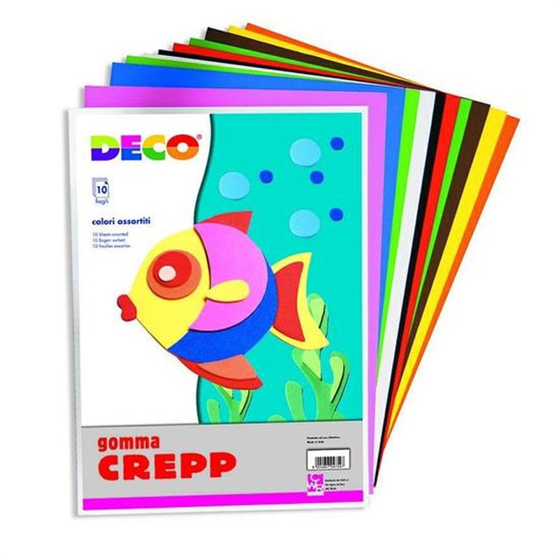 GOMMA CREPP FG. 10 50X66 COL. ASS.