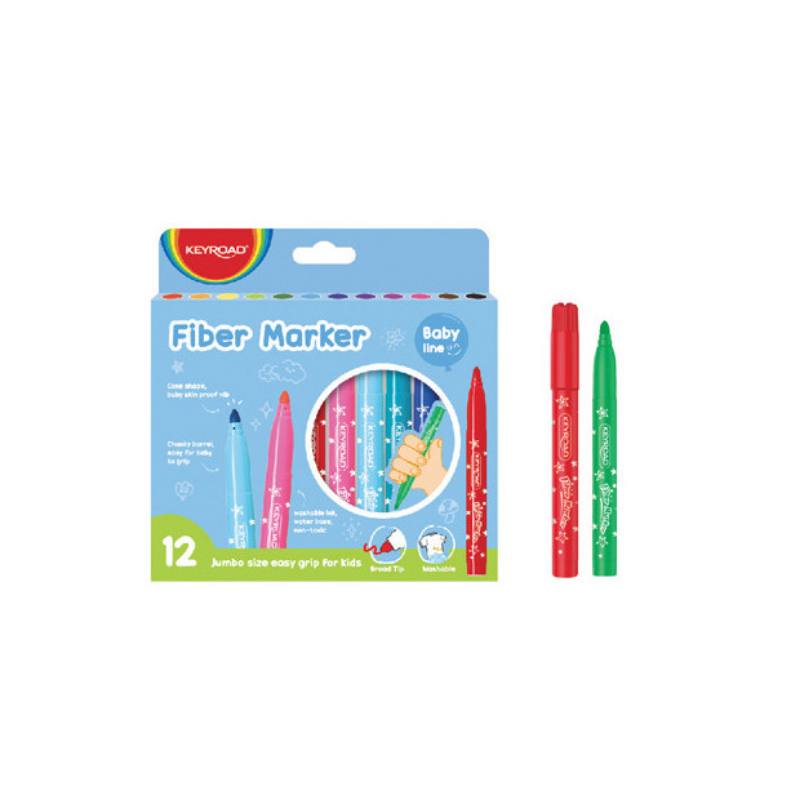 PENNARELLI JUMBO PUNTA TONDA PER BAMBINI SET PZ. 12