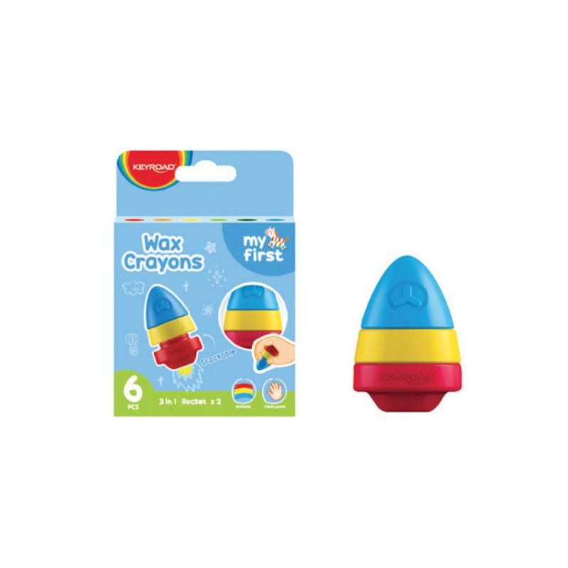 PASTELLI A CERA ROCKET - SET PZ. 6