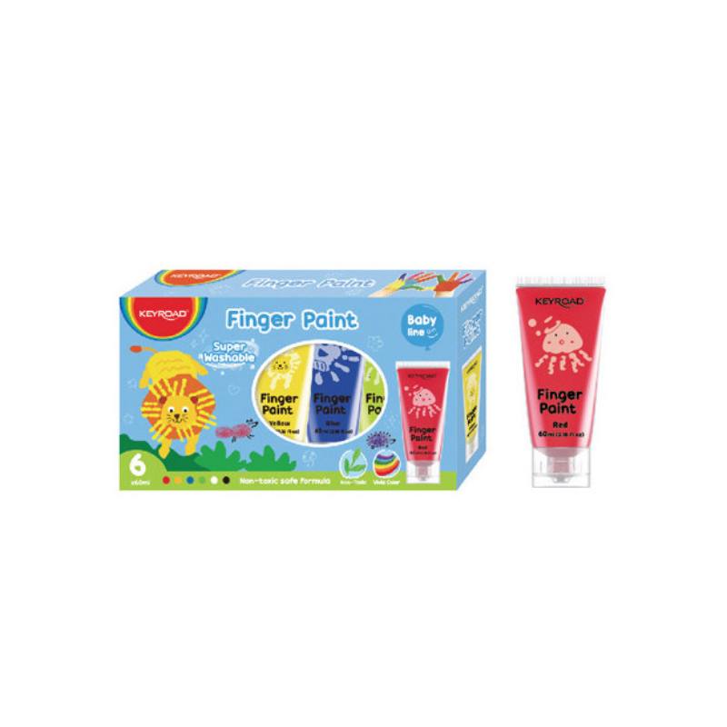 COLORI A DITA PER BIMBI ML.60 - SET PZ.6