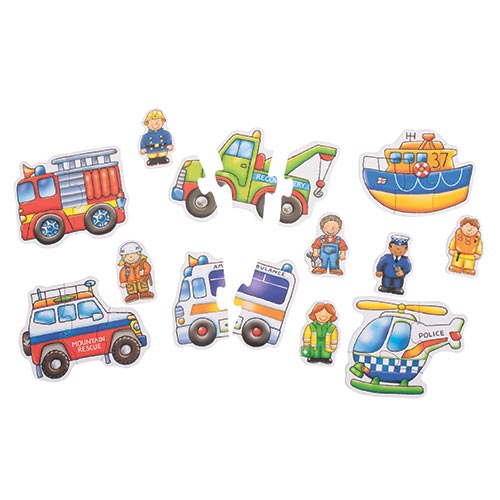 PUZZLE CARTONE - SQUADRA SOCCORSO