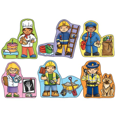 PUZZLE CARTONE - I MESTIERI