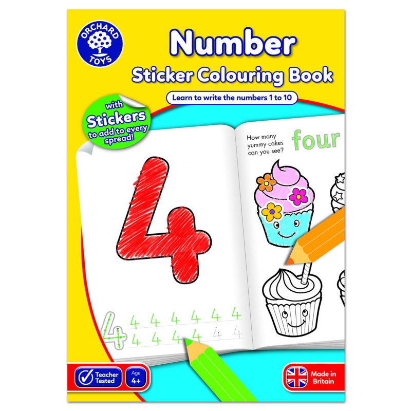 ALBUM DA COLORARE - NUMERI 1/10  (IN INGLESE)