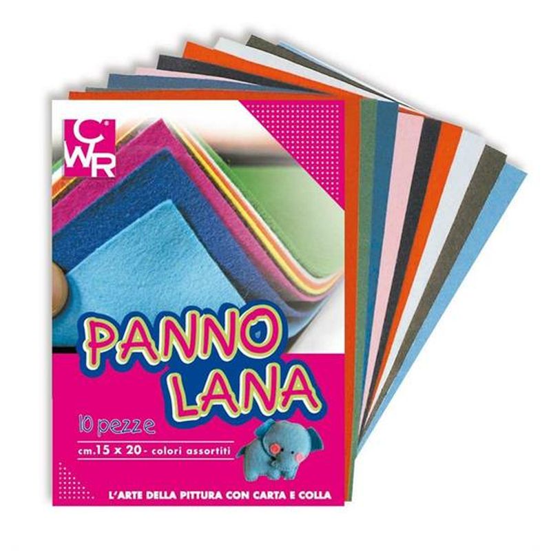 PANNO LANA CM.15X20 CF.10 COL. ASS.