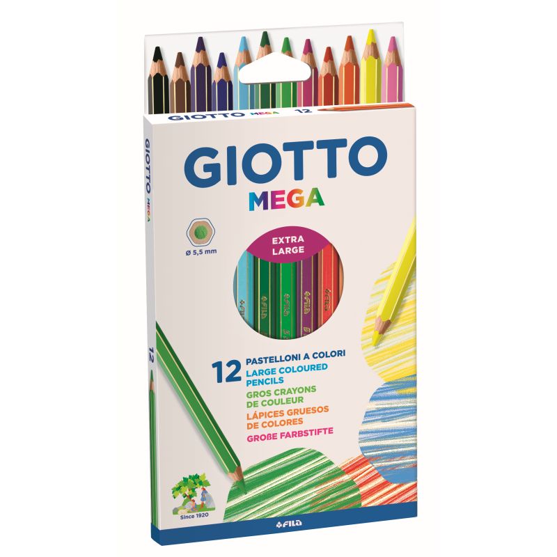 MATITONI GIOTTO MEGA PZ. 12 COLORI