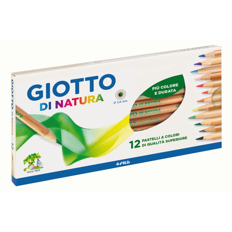 MATITE GIOTTO NATURA 12 COLORI