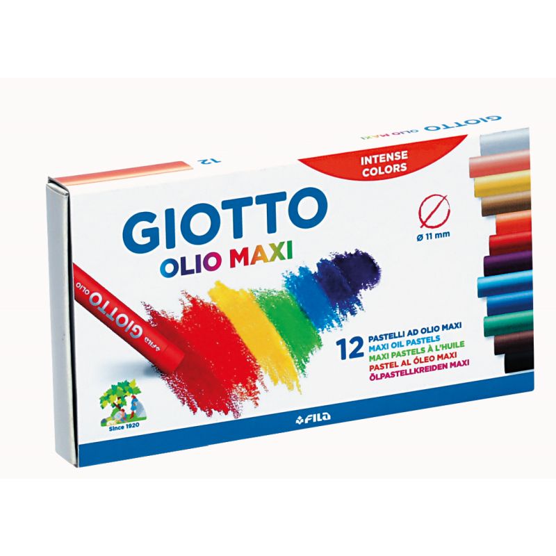 PASTELLI OLIO GIOTTO 12 COLORI