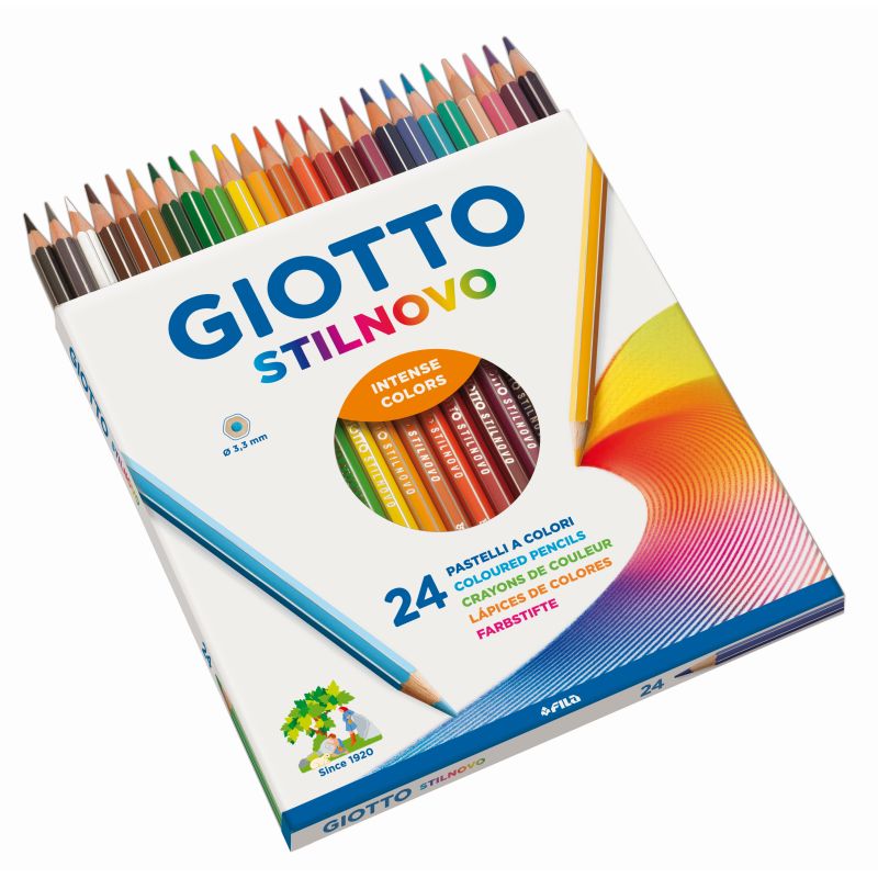 MATITE GIOTTO STILNOVO 24 COLORI