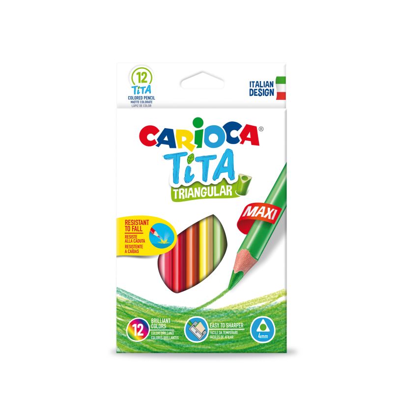 MATITONI TRIANGOLARI CARIOCA 12 COLORI