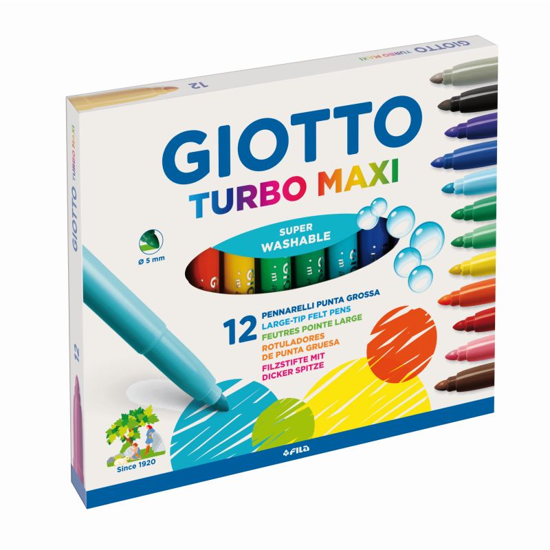 PENNARELLI TURBO MAXI GIOTTO 12 COLORI