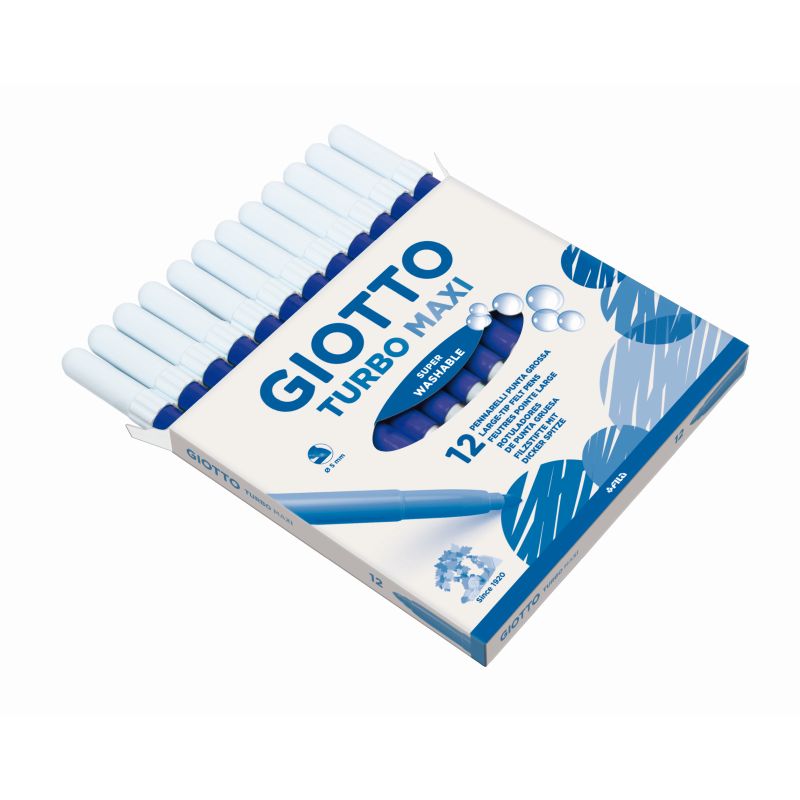 PENNARELLI TURBO MAXI GIOTTO PZ.12 BLU