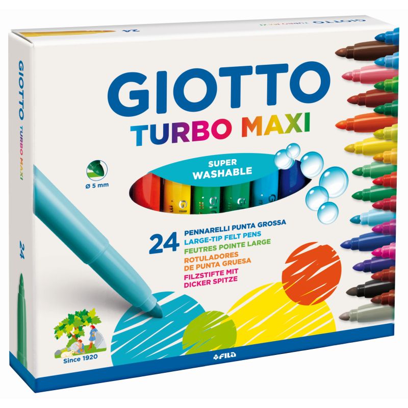 PENNARELLI TURBO MAXI GIOTTO 24 COLORI