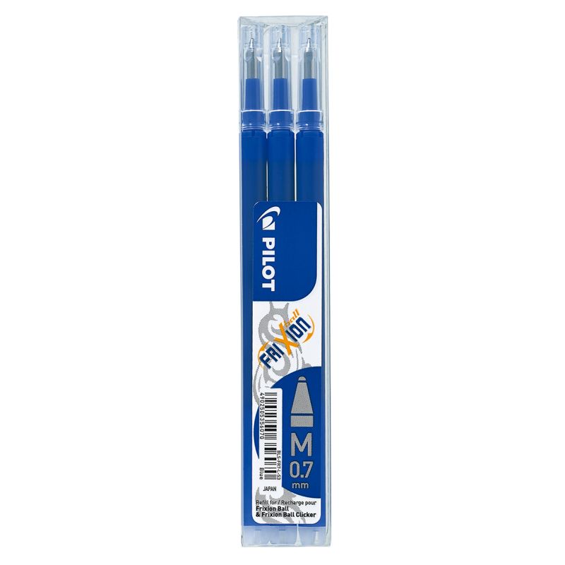 REFIL RICAMBIO PILOT FRIXION PZ. 3 BLU