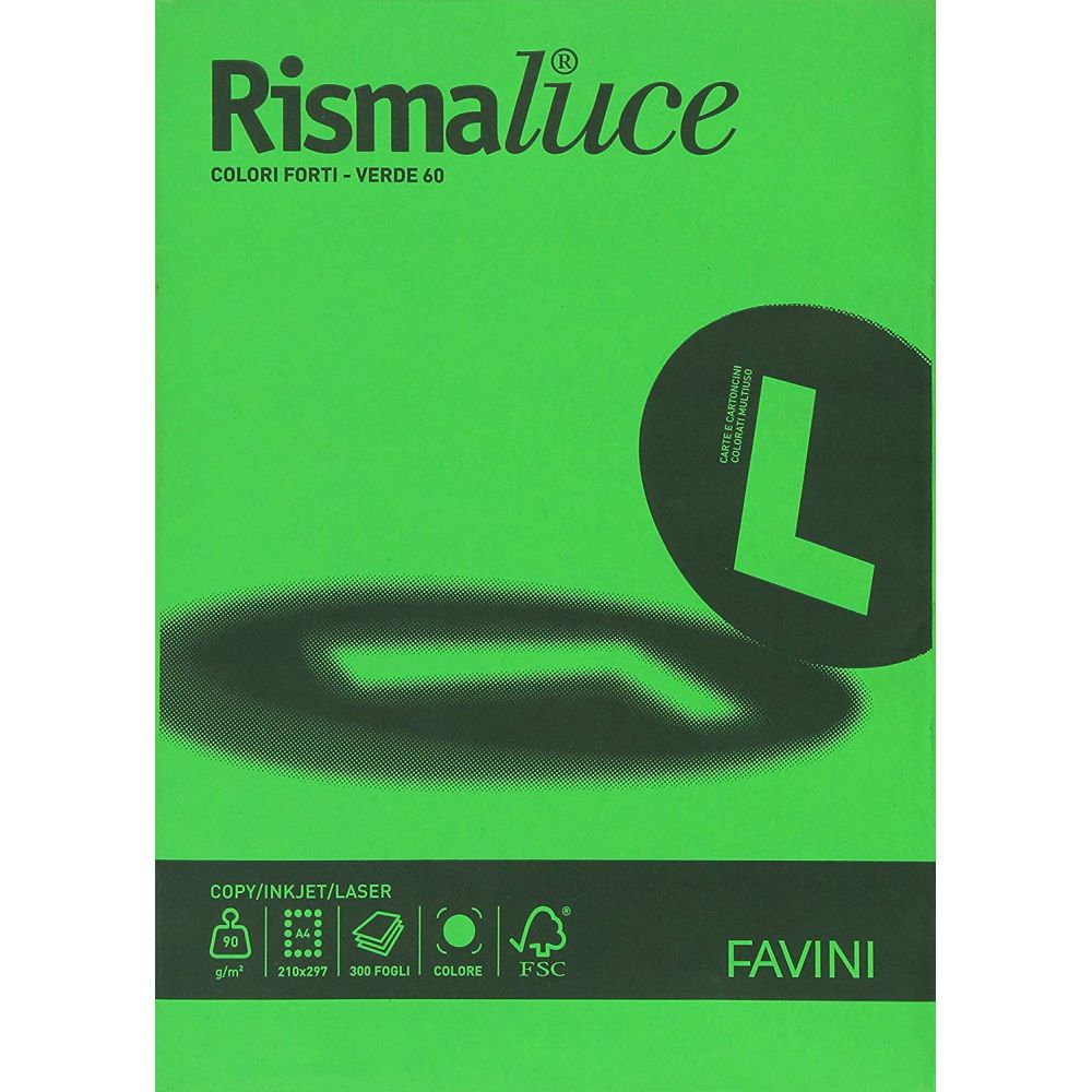 CARTA FOTOCOPIE A4 GR. 90 FG. 100 VERDE