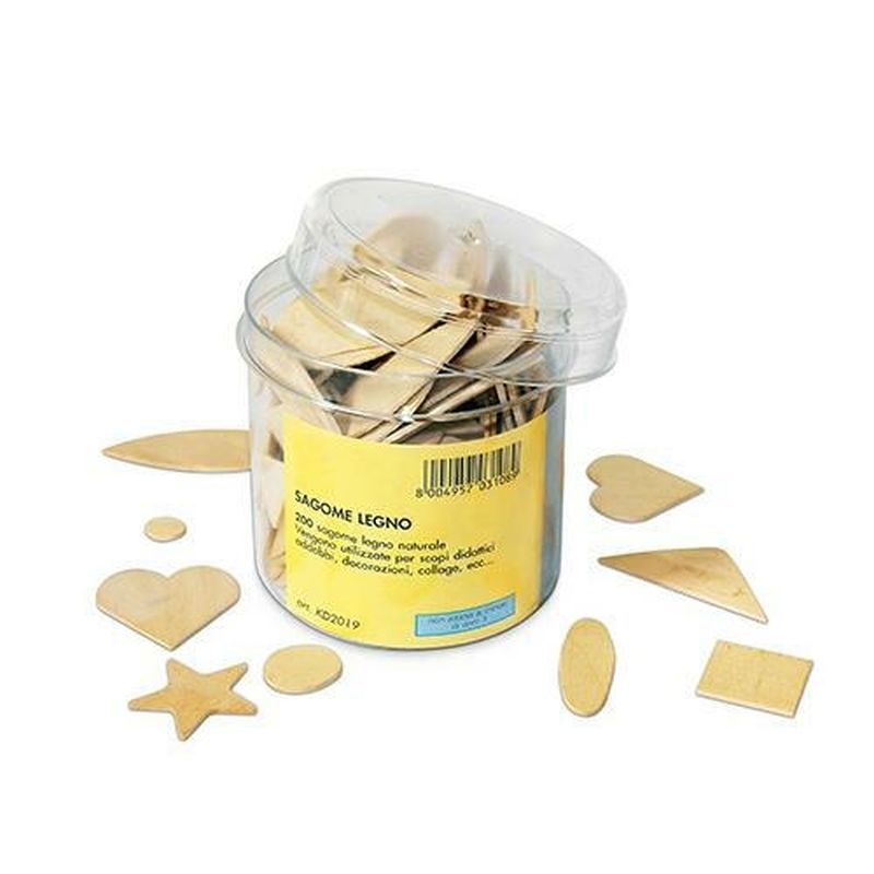 LEGNO DA DECORARE SAGOME ASS
