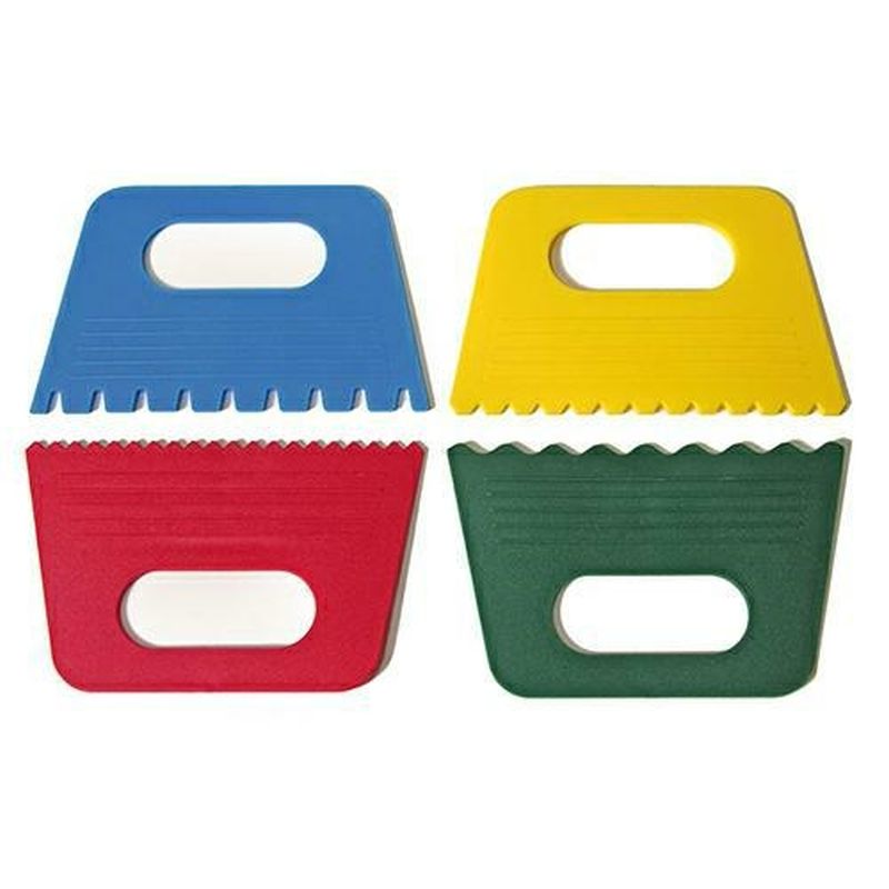 SPATOLA IN MATERIALE ACRILICO CM. 13X8 PZ.4